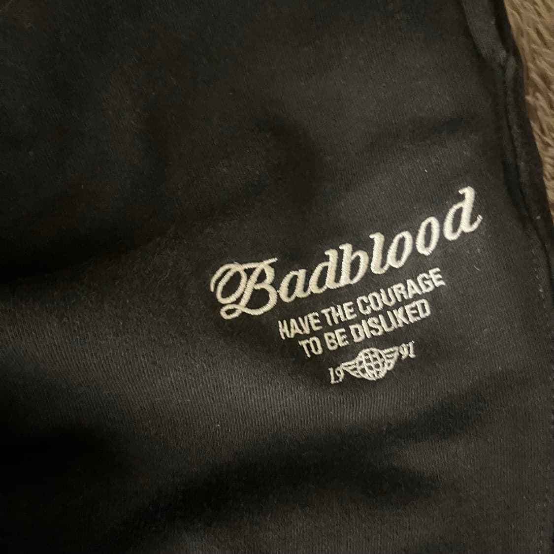 배드블러드 블랙 트레이닝바지 상품이미지2