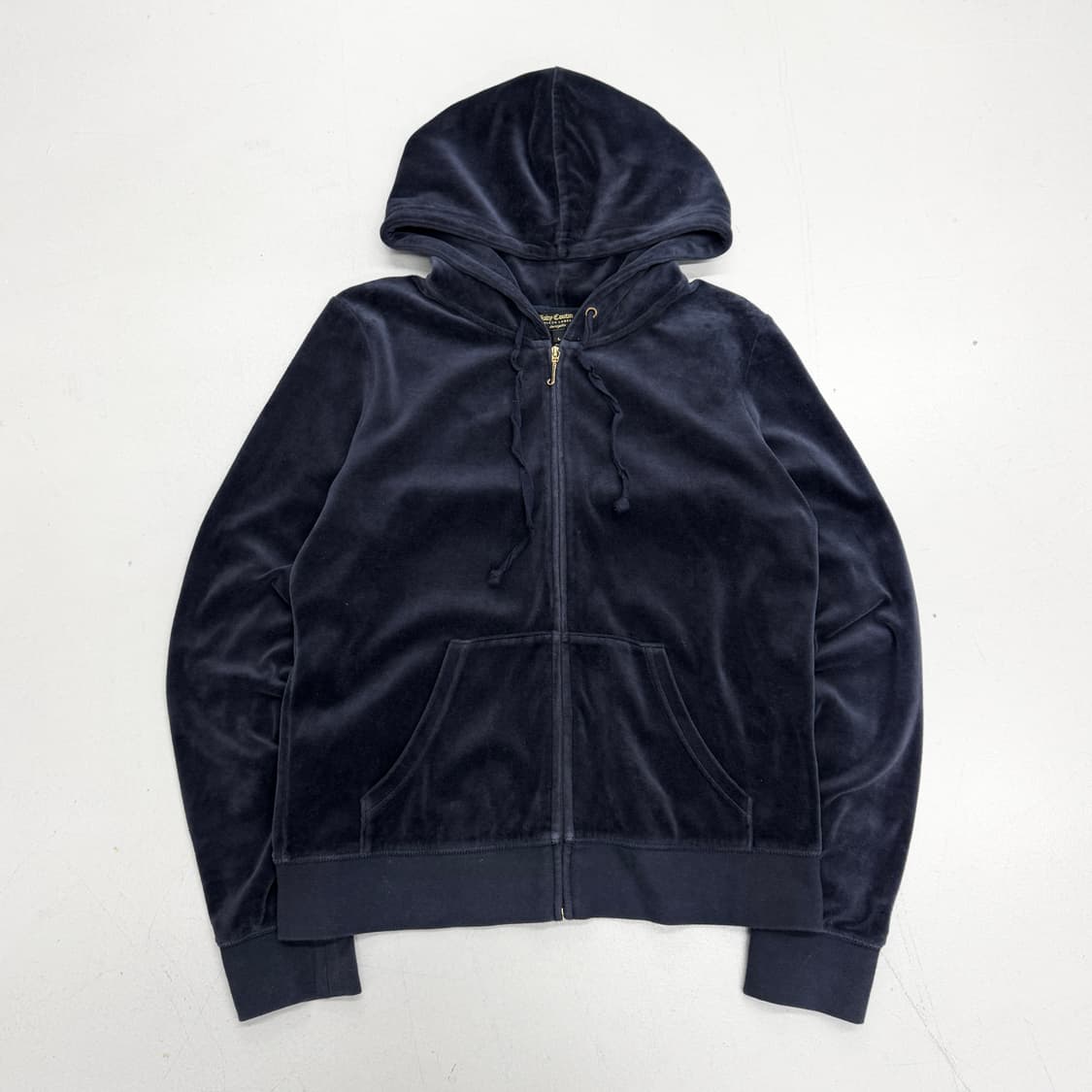 쥬시꾸뛰르 Y2K 벨벳 벨루어 후드집업 상품이미지2