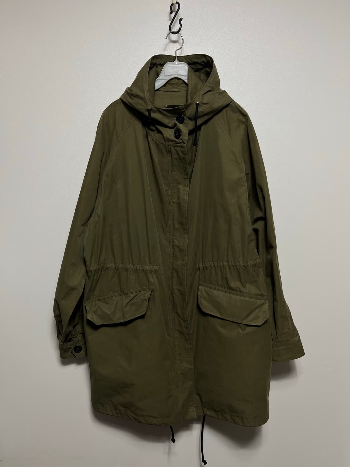 얼바닉30 후드 야상 자켓 카키 free 상품이미지1