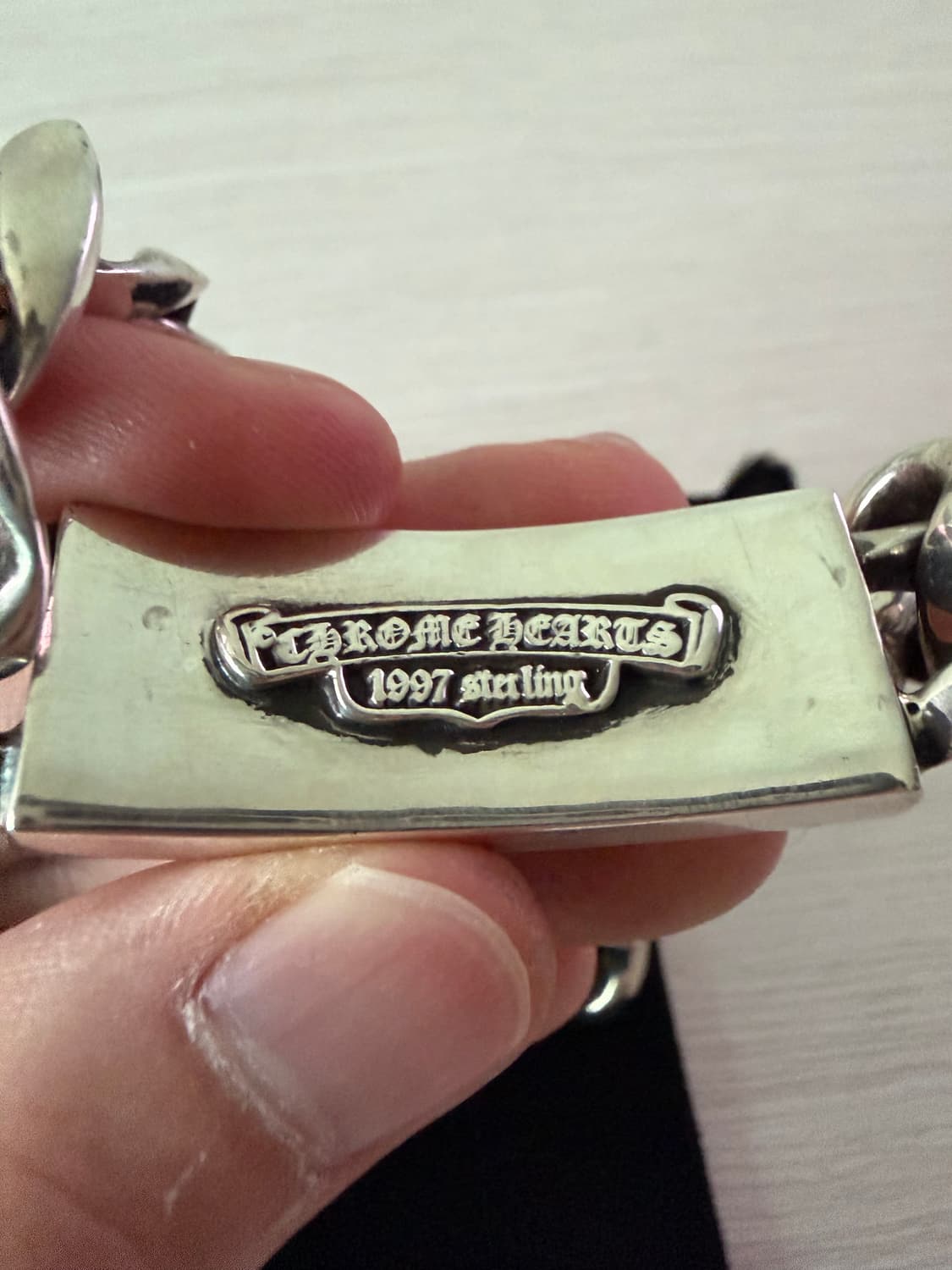 크롬하츠 플로랄 ID 클래식 클립 팔찌 상품이미지8