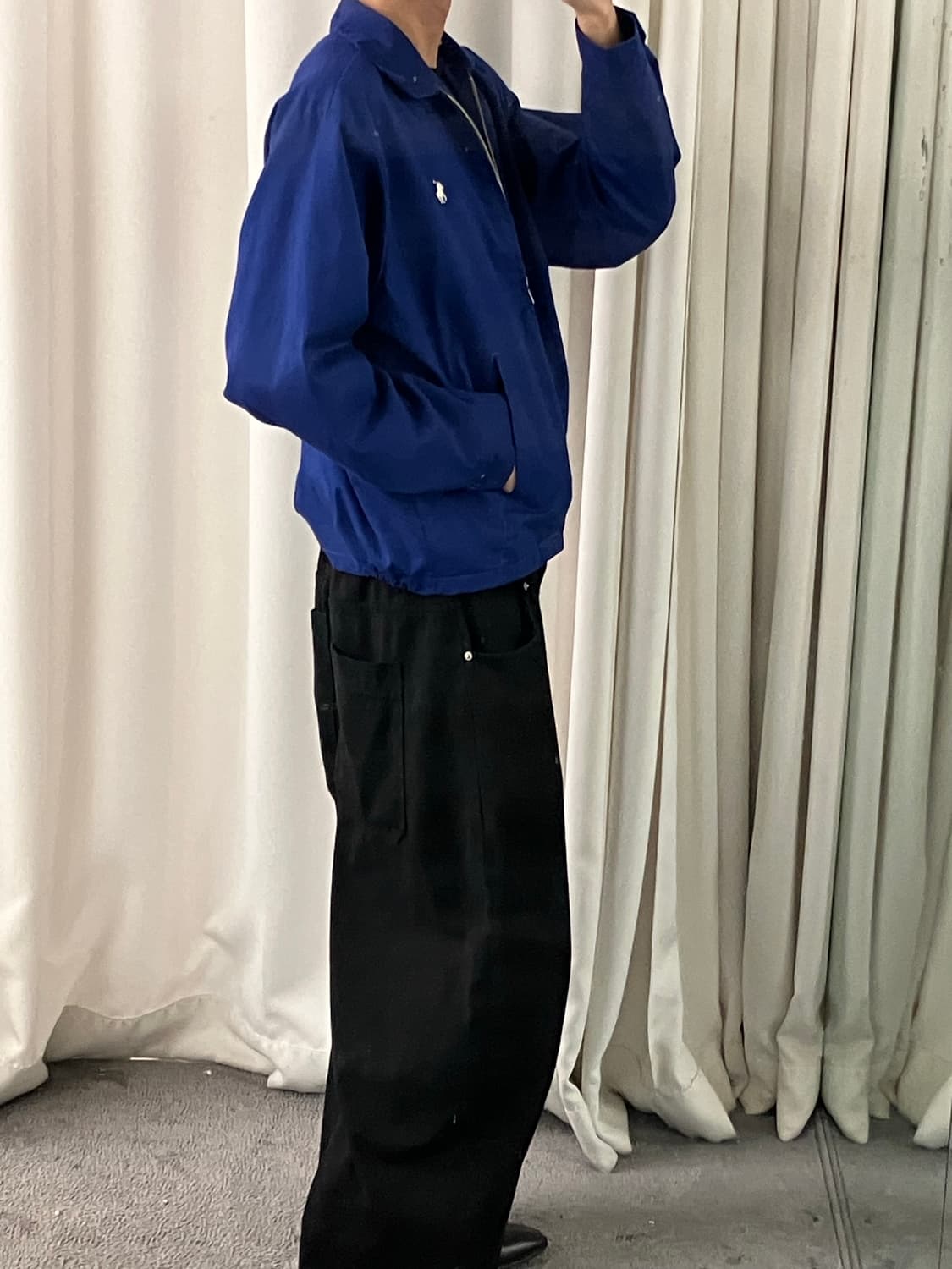 폴로 랄프로렌 블루 블루종 자켓 L 상품이미지7