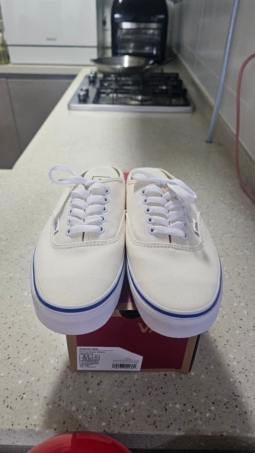 반스 캔버스 어센틱 뮬 클래식 화이트 265 상품이미지1