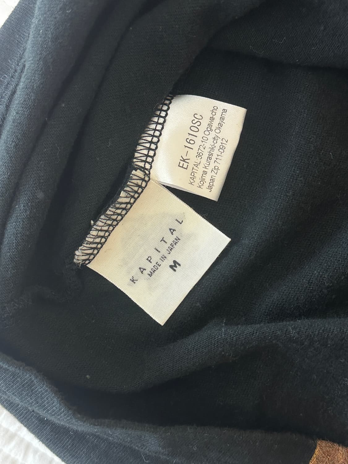 캐피탈 20 크루 티셔츠 블랙 M 상품이미지2