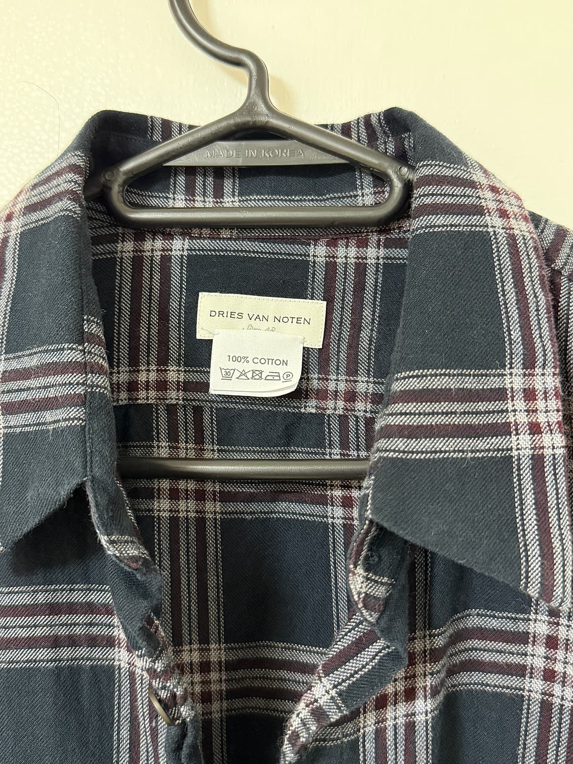 드리스반 노튼 체크셔츠  상품이미지2