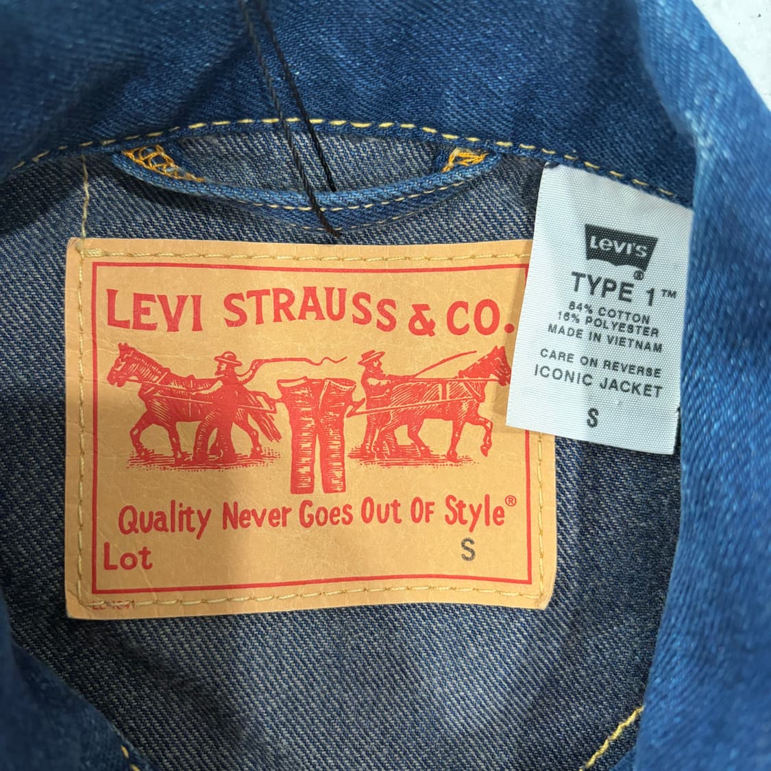 246. 리바이스 타입원 청자켓 상품이미지2