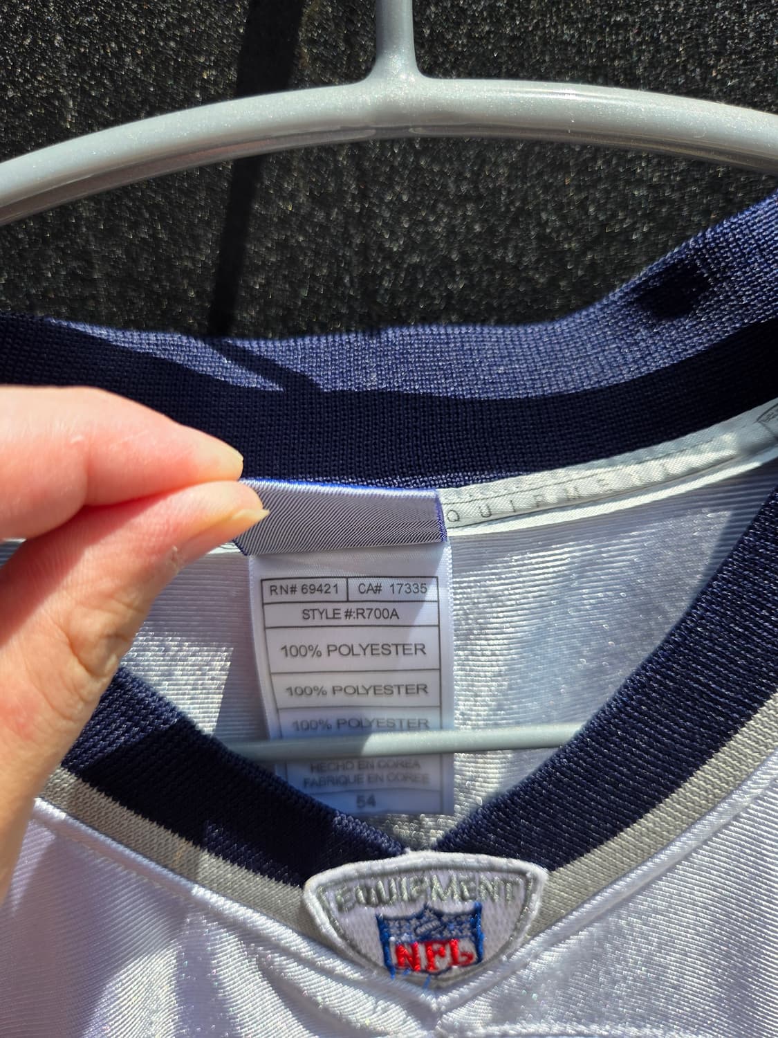  [대장급/풀자수] 리복 NFL 뉴잉글랜드 패트리어츠 "톰 브레디"  상품이미지3