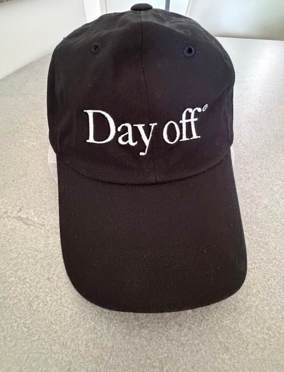 에이카화이트 Day off 볼캡 블랙 상품이미지2