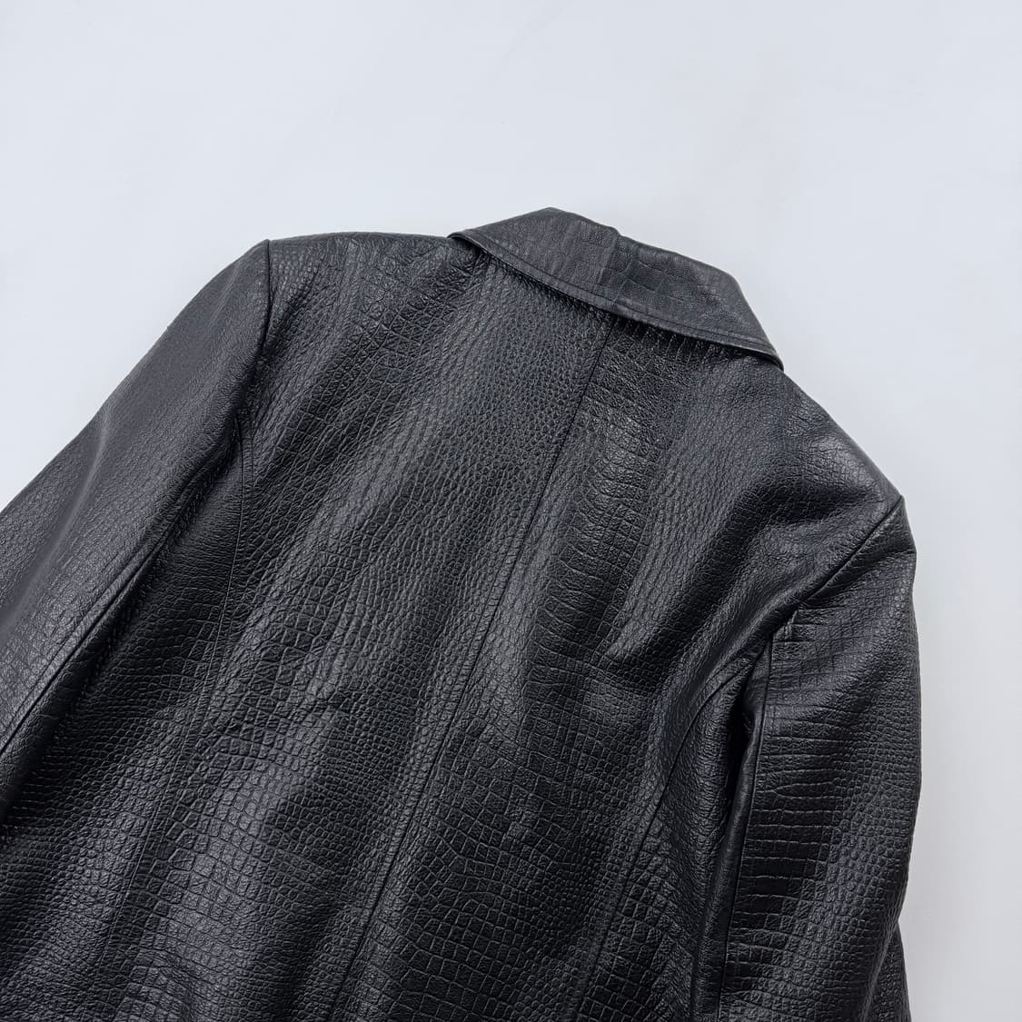알프레도 베르사체 악어가죽 패턴 가죽 자켓 상품이미지8