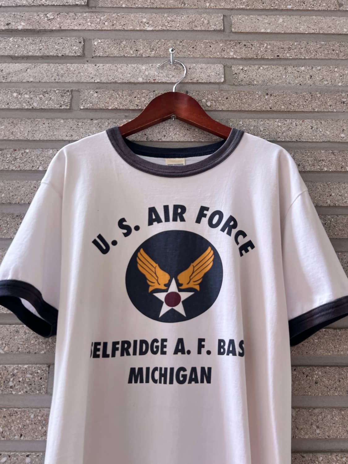 [S]버즈릭슨 Made in USA U.S AIR FORCE 링거 티셔츠 상품이미지1