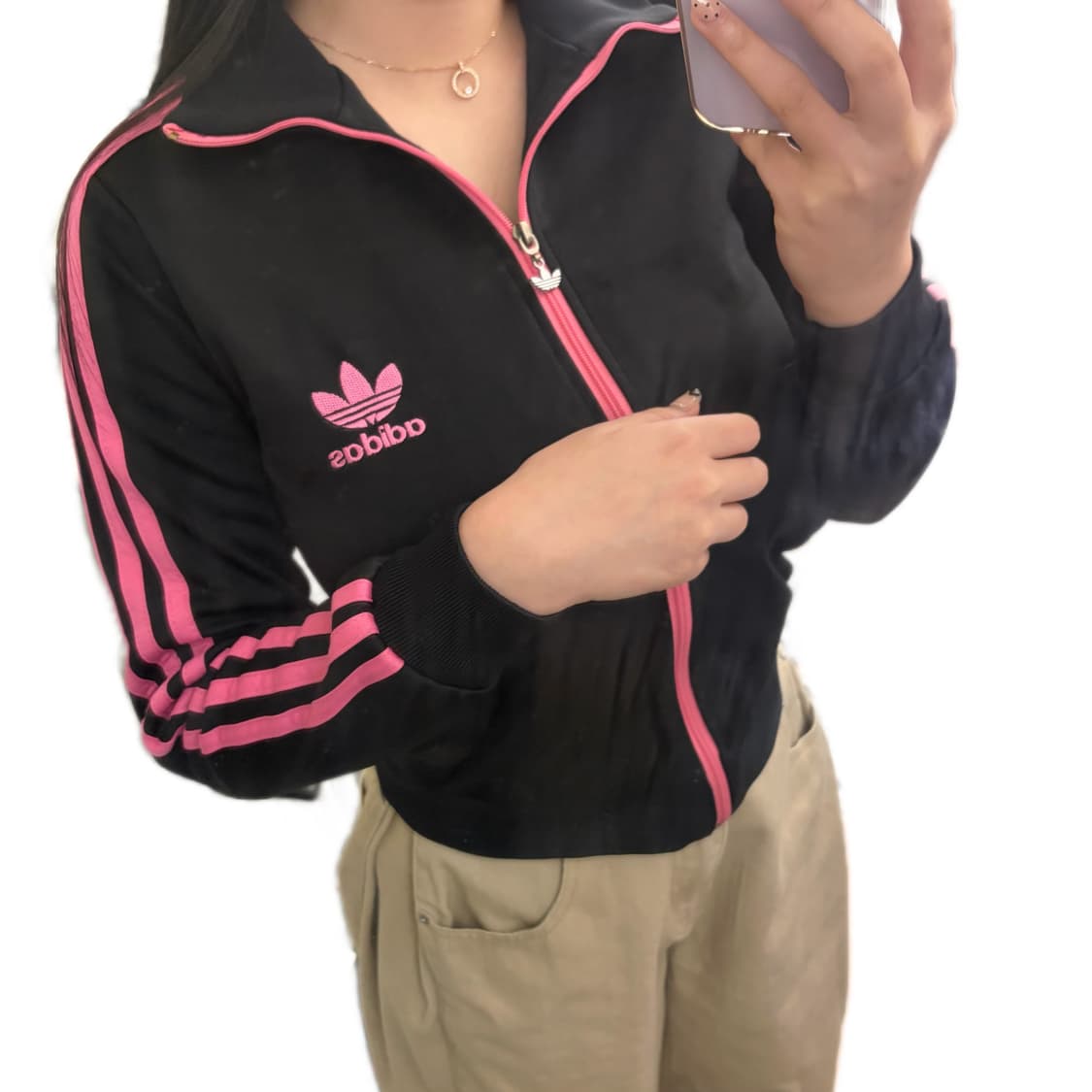 🩷아디다스 유로파 블랙 핑크 빅로고 트랙탑 져지🩷 상품이미지1