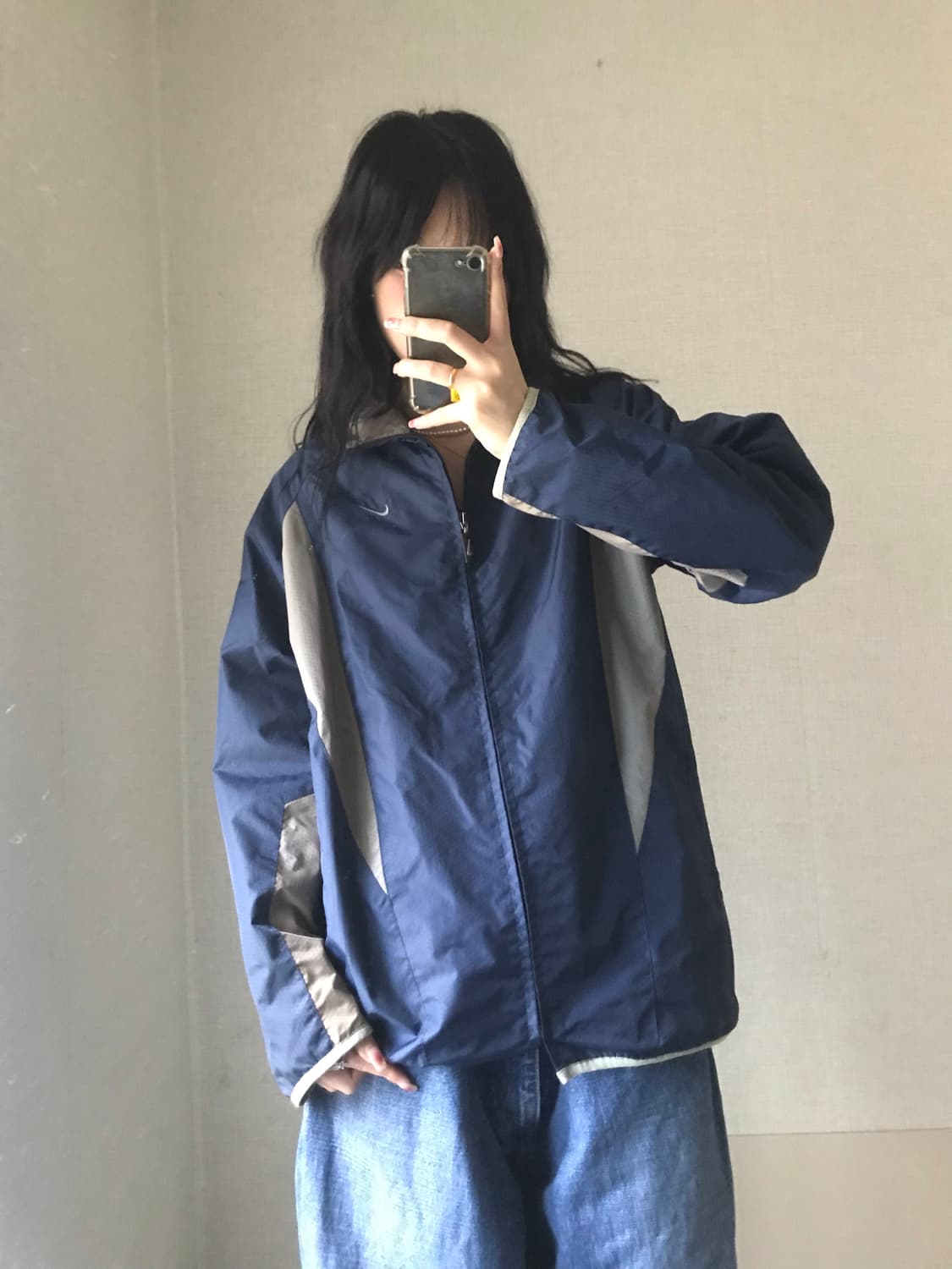 나이키 네이비 바람막이 상품이미지5