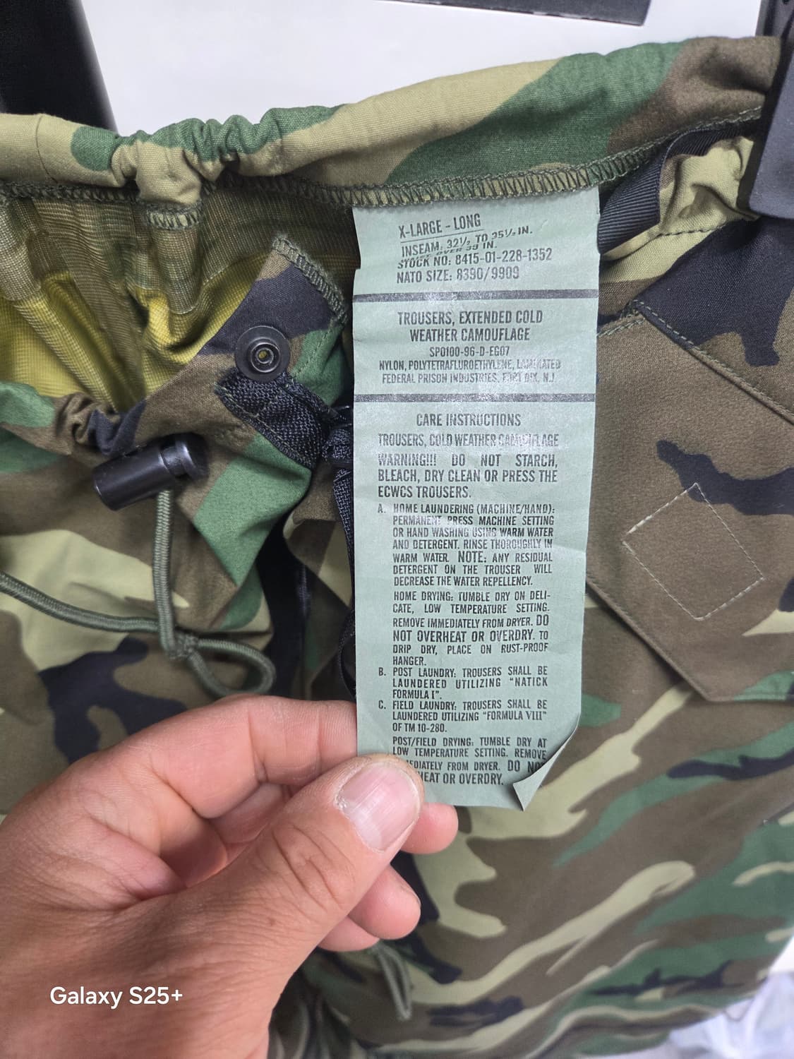 밀리터리 고어텍스   바지 상품이미지2