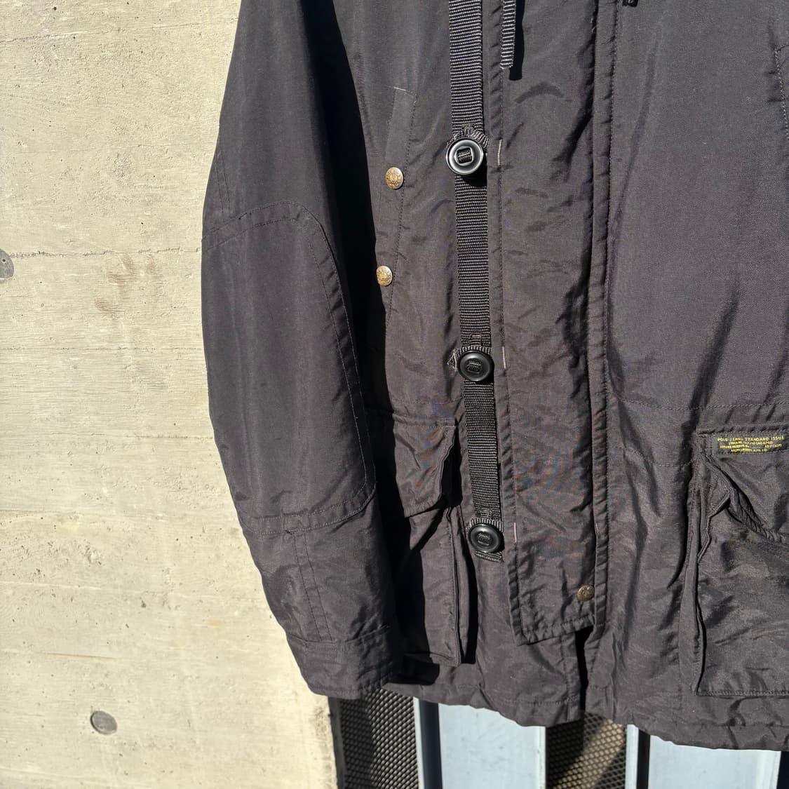 폴로 진스 컴퍼니 블랙 N-3B 밀리터리 파카 상품이미지2