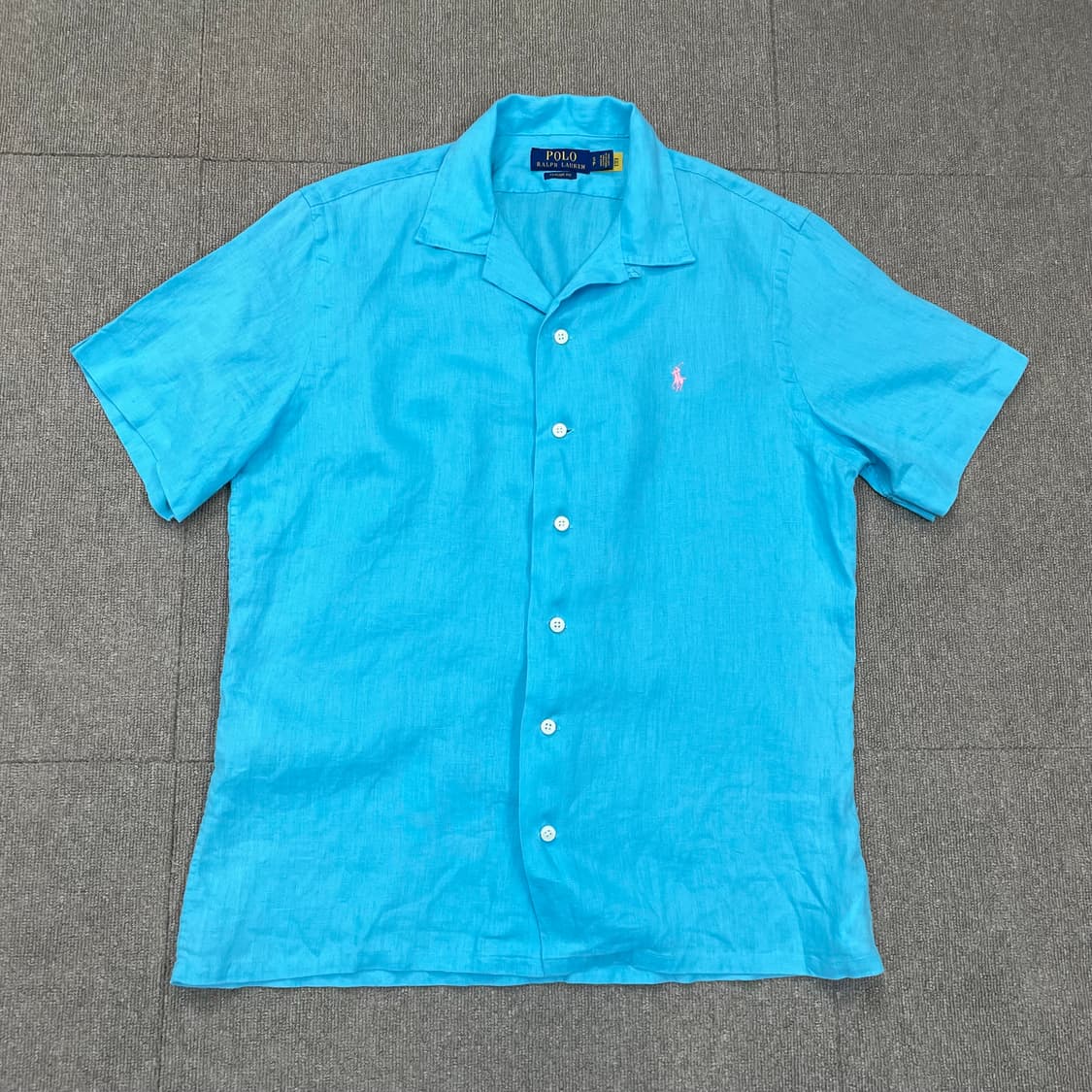 polo 랄프로렌 폴로 린넨 캠프 오픈카라 셔츠  상품이미지1