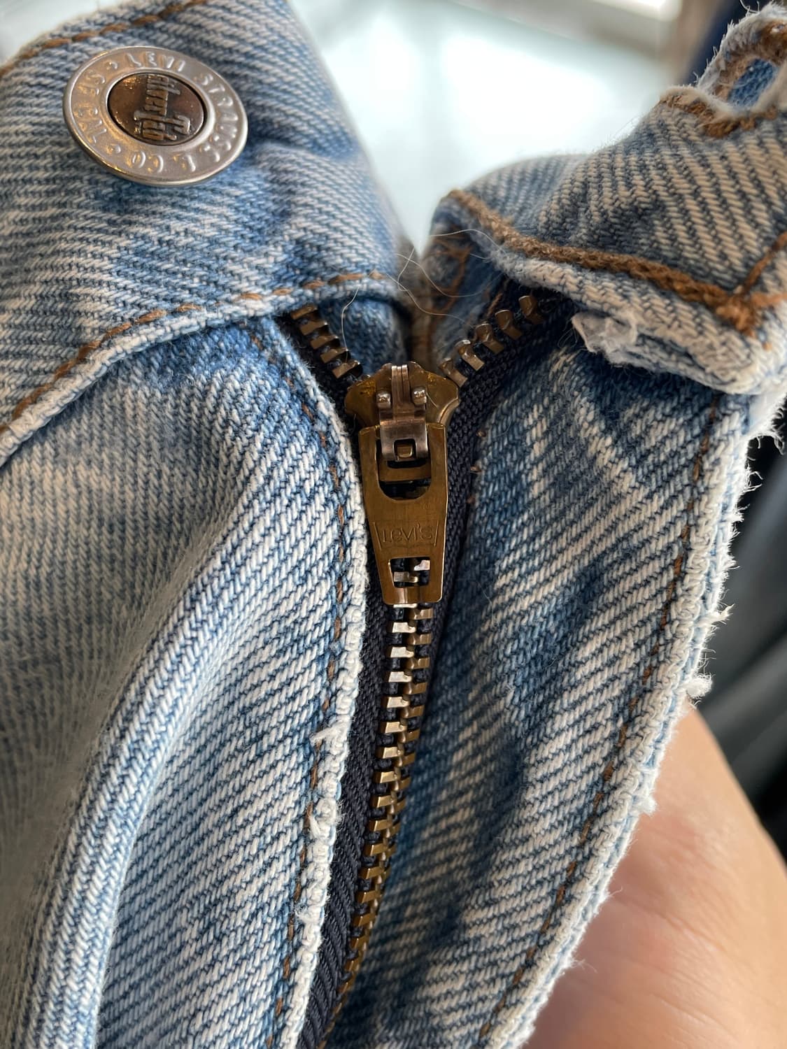 리바이스 연청 숏팬츠 반바지 (실버 탭) 상품이미지3