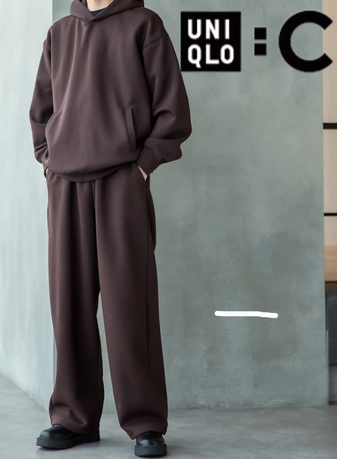 유니클로c 스웨트 셋업 상품이미지4