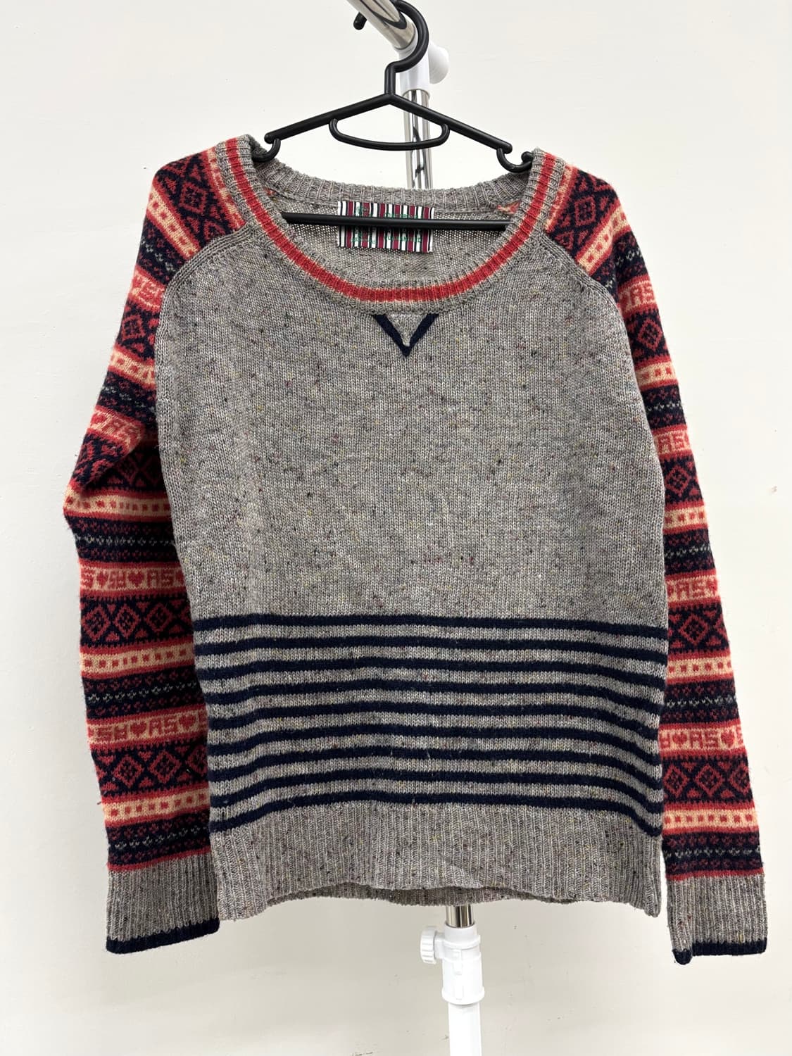 빈티지 노르딕 울 니트 상품이미지5