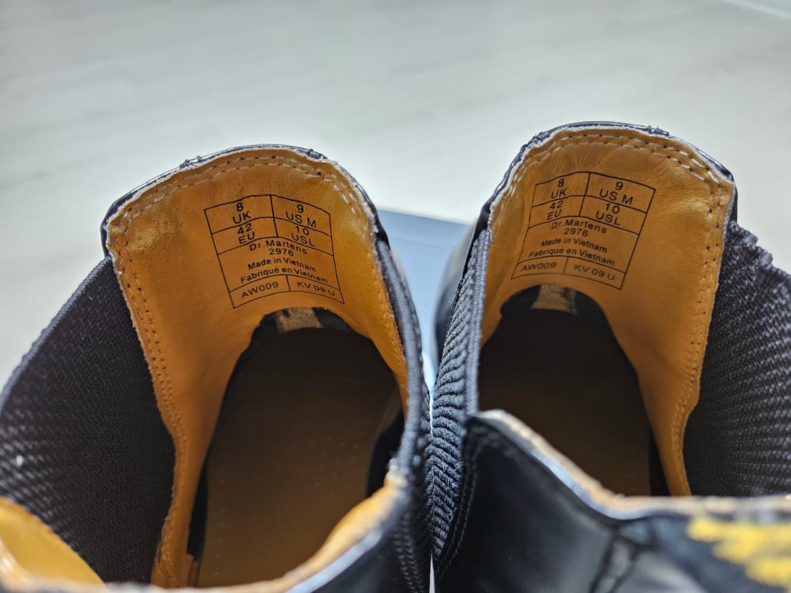 [급매/풀박스X] 닥터마틴 2976 스무스 블랙 (UK8/270) - 쿨 상품이미지5