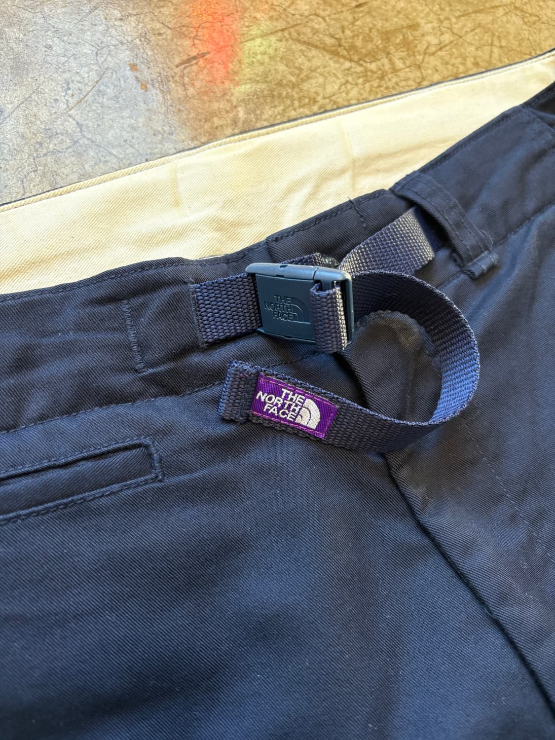 퍼플 라벨 네이비 코튼 팬츠 상품이미지2