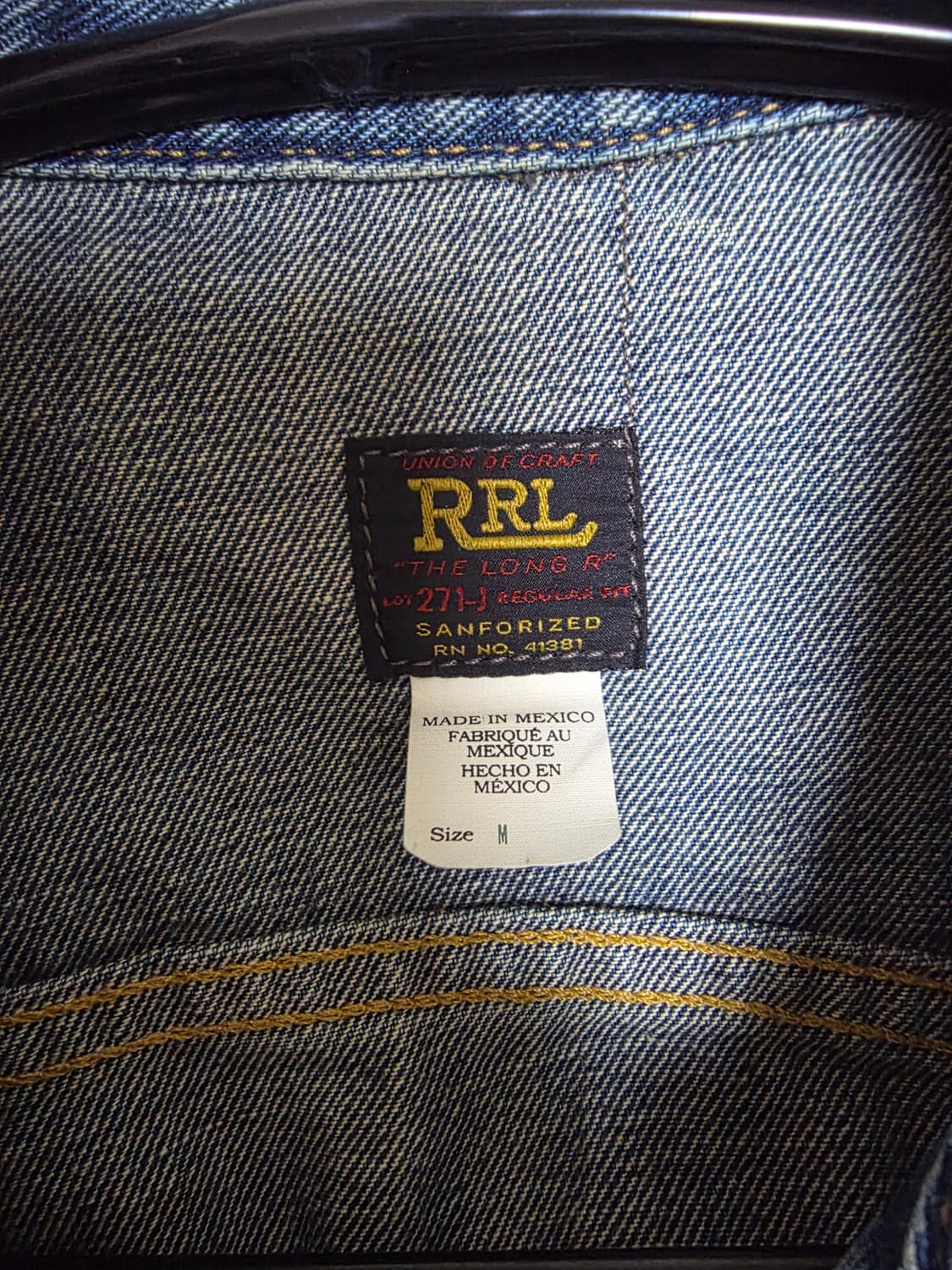 RRL 더블알엘 LOT 271 트러커 M사이즈 상품이미지1