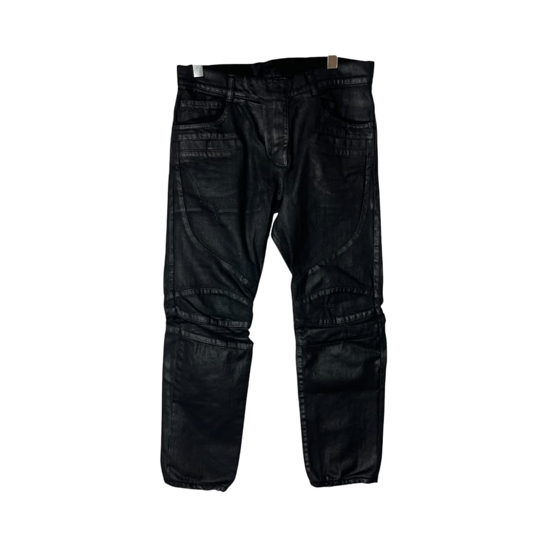 [Balmain] 발망 왁스코팅 바이커 데님팬츠 상품이미지1