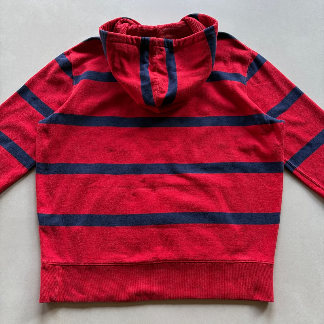 [L]폴로 랄프로렌 스트라이프 럭비 기모 후드 상품이미지7