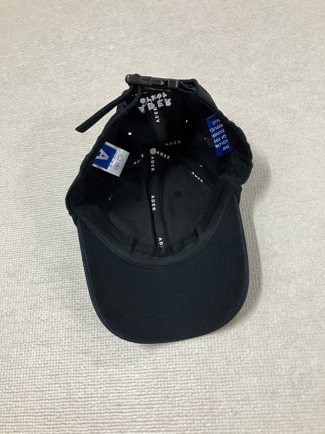 아더에러 모자 빈티지 볼캡 블랙 상품이미지5