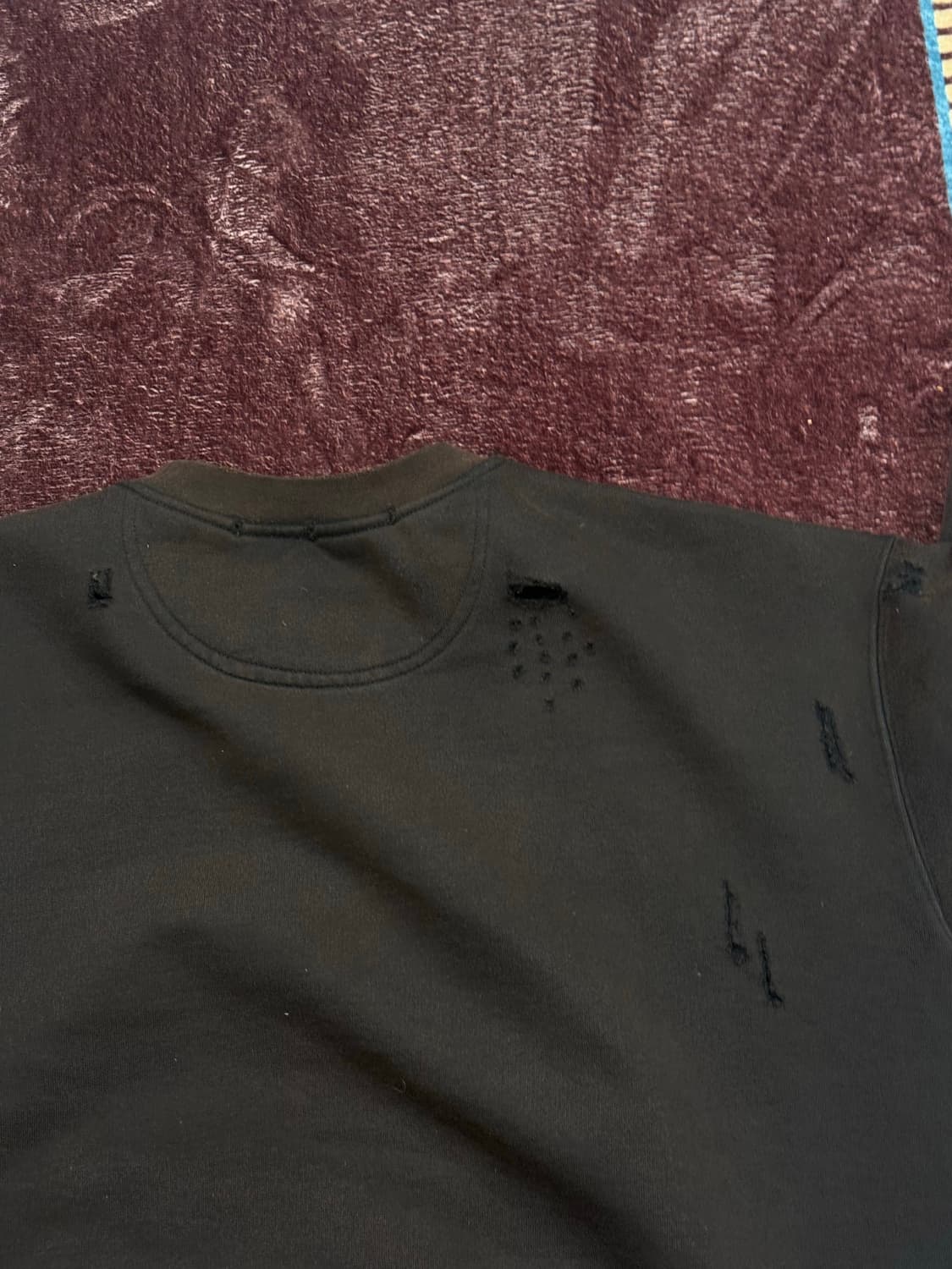 빈티지 디스트레스드 데미지 맨투맨  상품이미지8