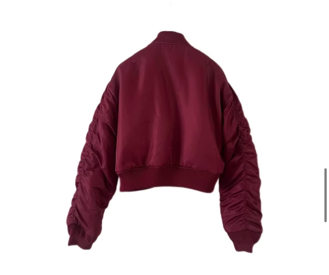MOWALOLA 타이슨 봄버 자켓 (크롭 봄버 자켓) 리버서블 상품이미지10