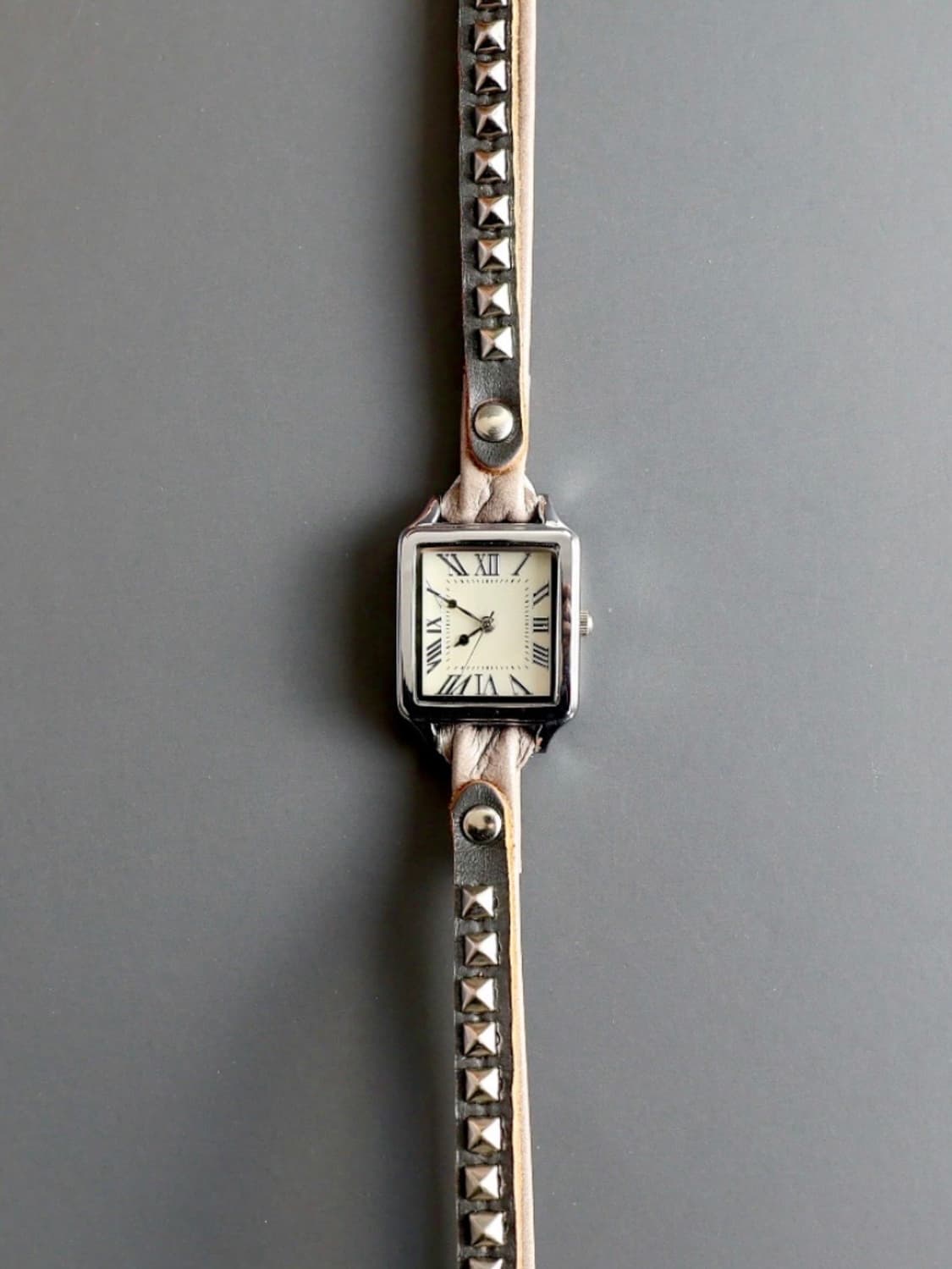 LOSTOM Square Layered leather watch 상품이미지3