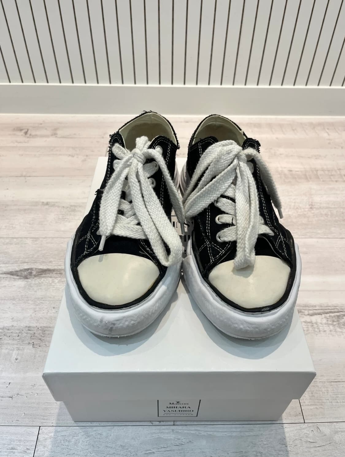 메종 미하라 야스히로 피터슨 OG 블랙 42 상품이미지1