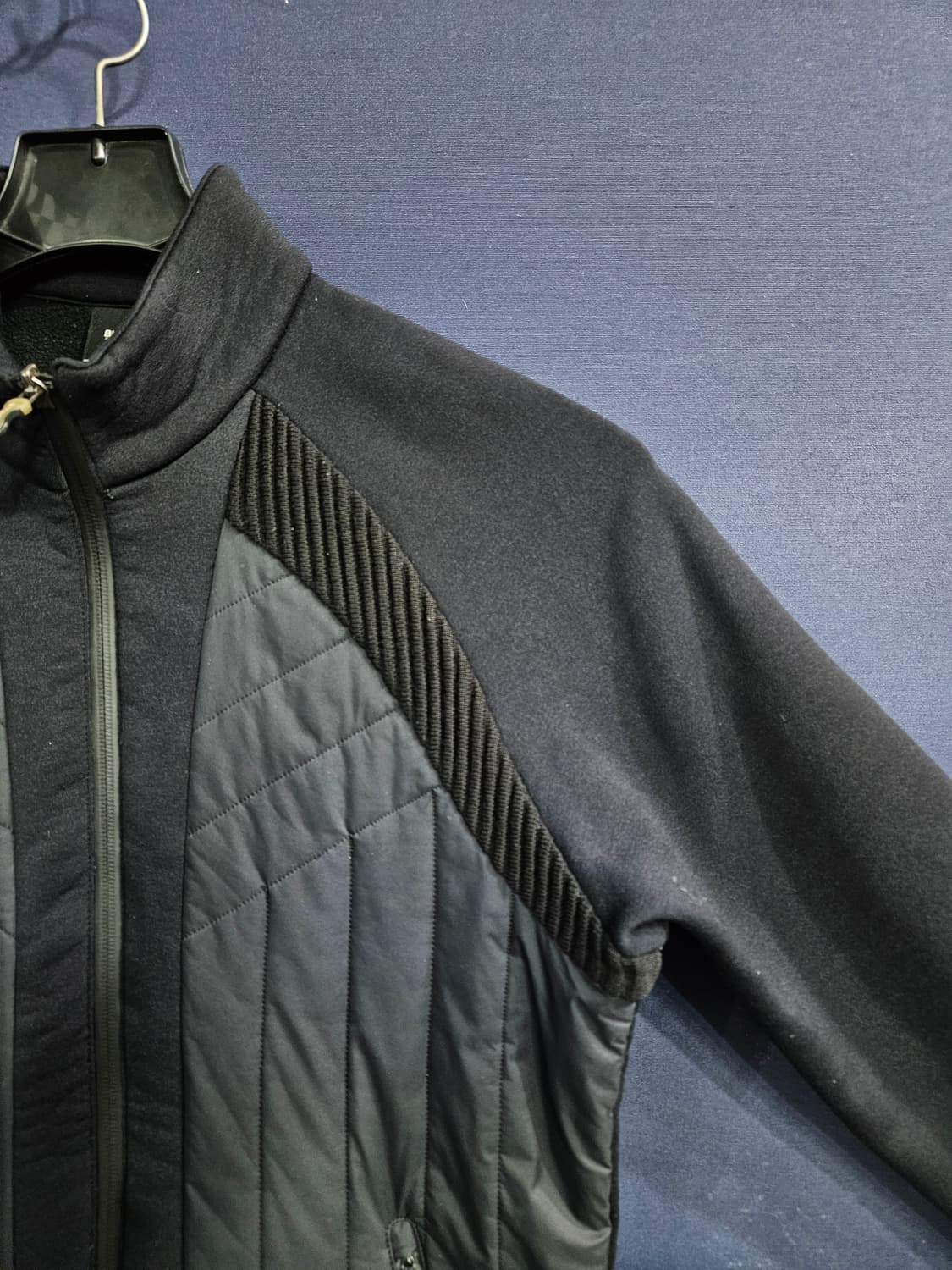 블랙야크 블랙 남성 슬림핏 95 기모 집업자켓  상품이미지4