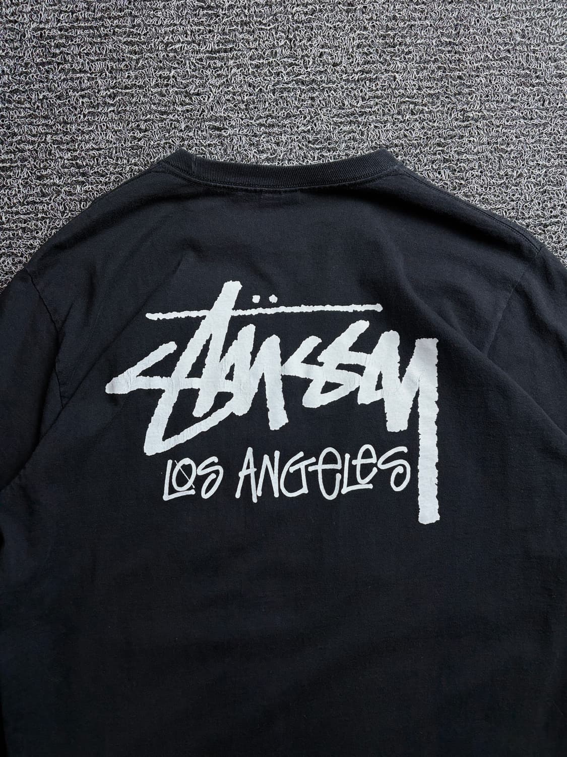 스투시 로스엔젤레스 빅로고 블랙 롱슬리브 3156 상품이미지1