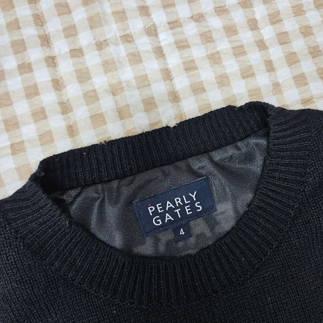 파리게이츠 방풍 울 캐시미어 스웨터 남자100 상품이미지2