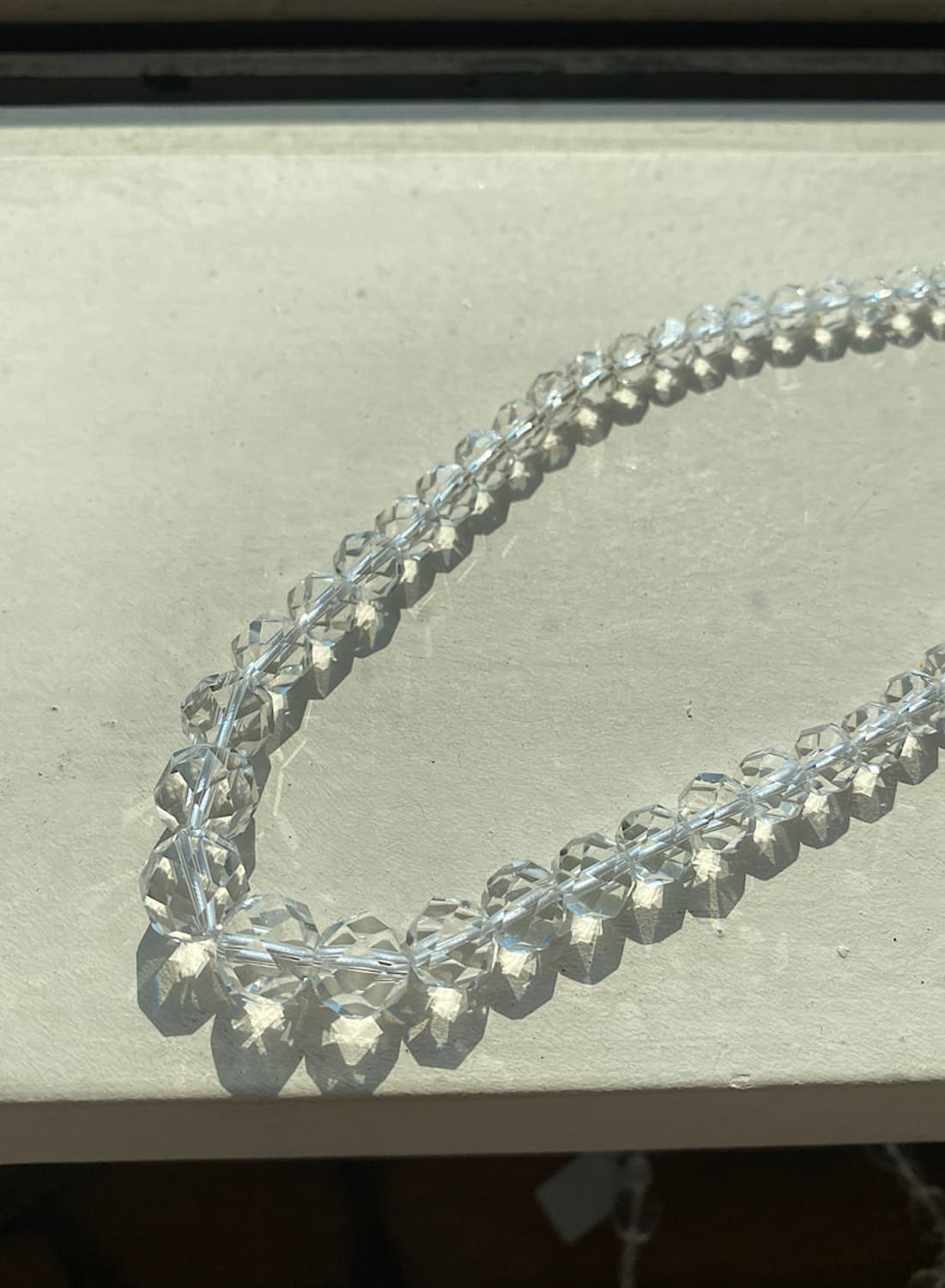 Crystal Silver Necklace 상품이미지1