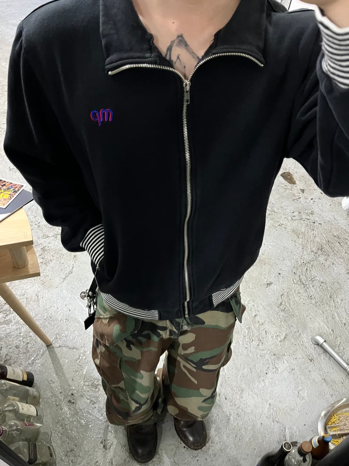 Masterpiece mp logo zip up 상품이미지3