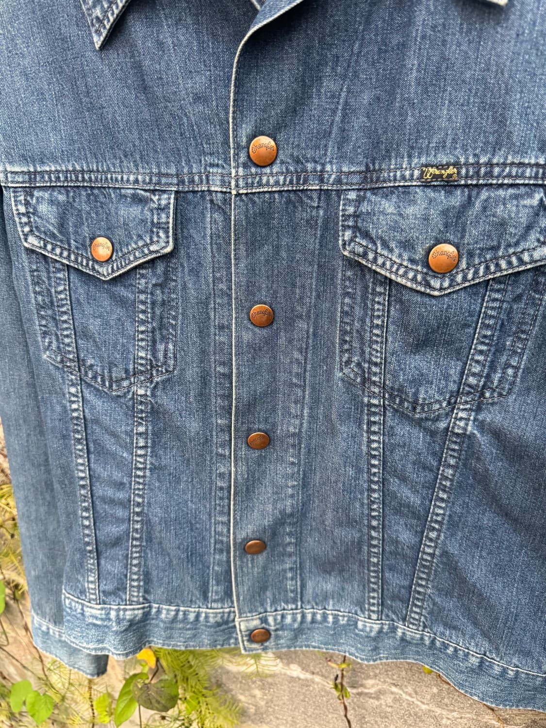 랭글러 wrangler 리바이스 3세대 쉐입 버튼식 데님 자켓 우먼 상품이미지3