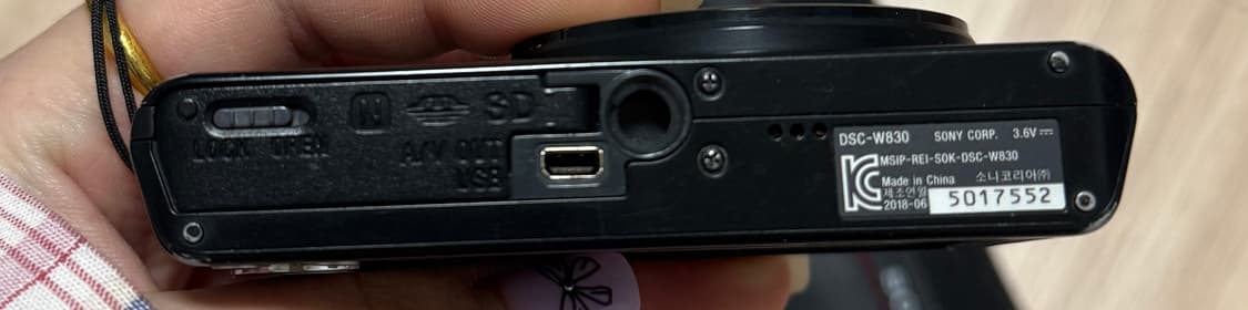 소니 사이버샷 DSC-W830 블랙 색상 카메라 상품이미지4