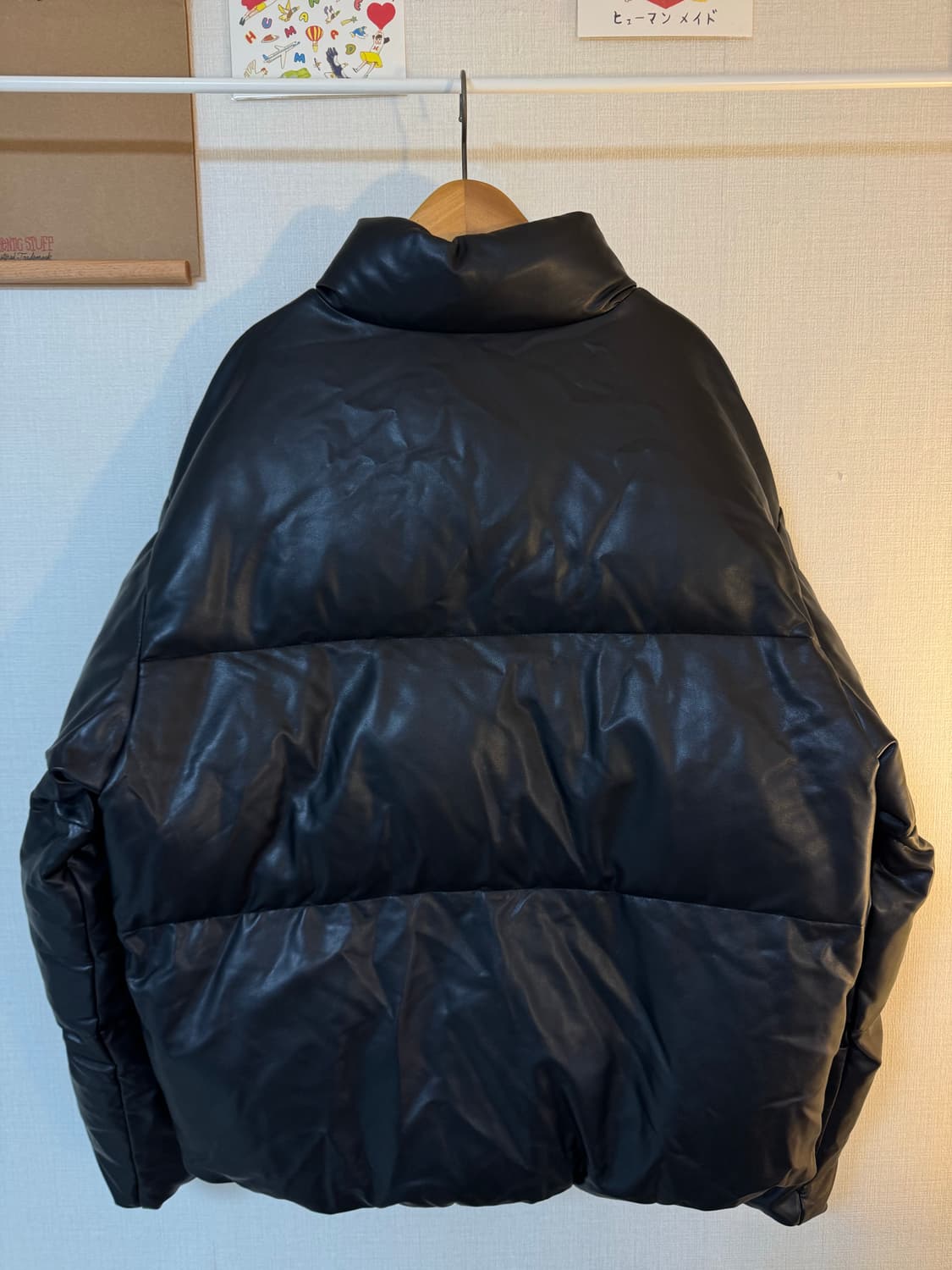 [XL]무신사 스탠다드 레더 숏패딩 상품이미지3