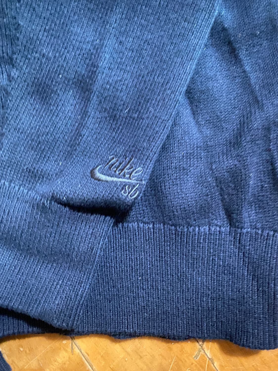 나이키 밀리터리 스타일 SB 네이비 니트 국내100 상품이미지4