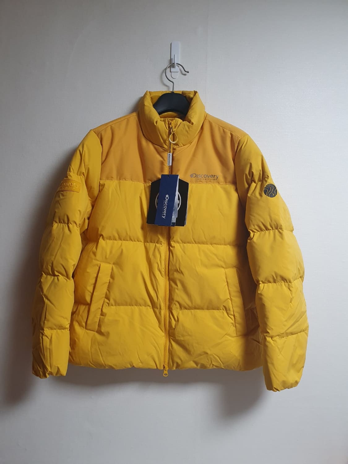 [미사용 새상품] 디스커버리 패딩 RDS 덕다운패딩 머스타드 95 상품이미지1