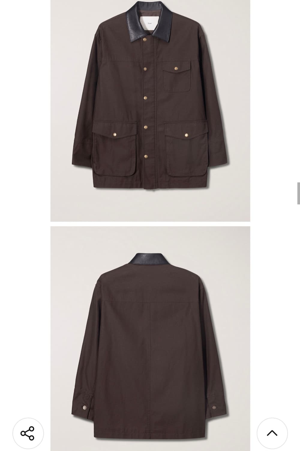 던스트 UNISEX VINTAGE HALF WORK JACKET 상품이미지3