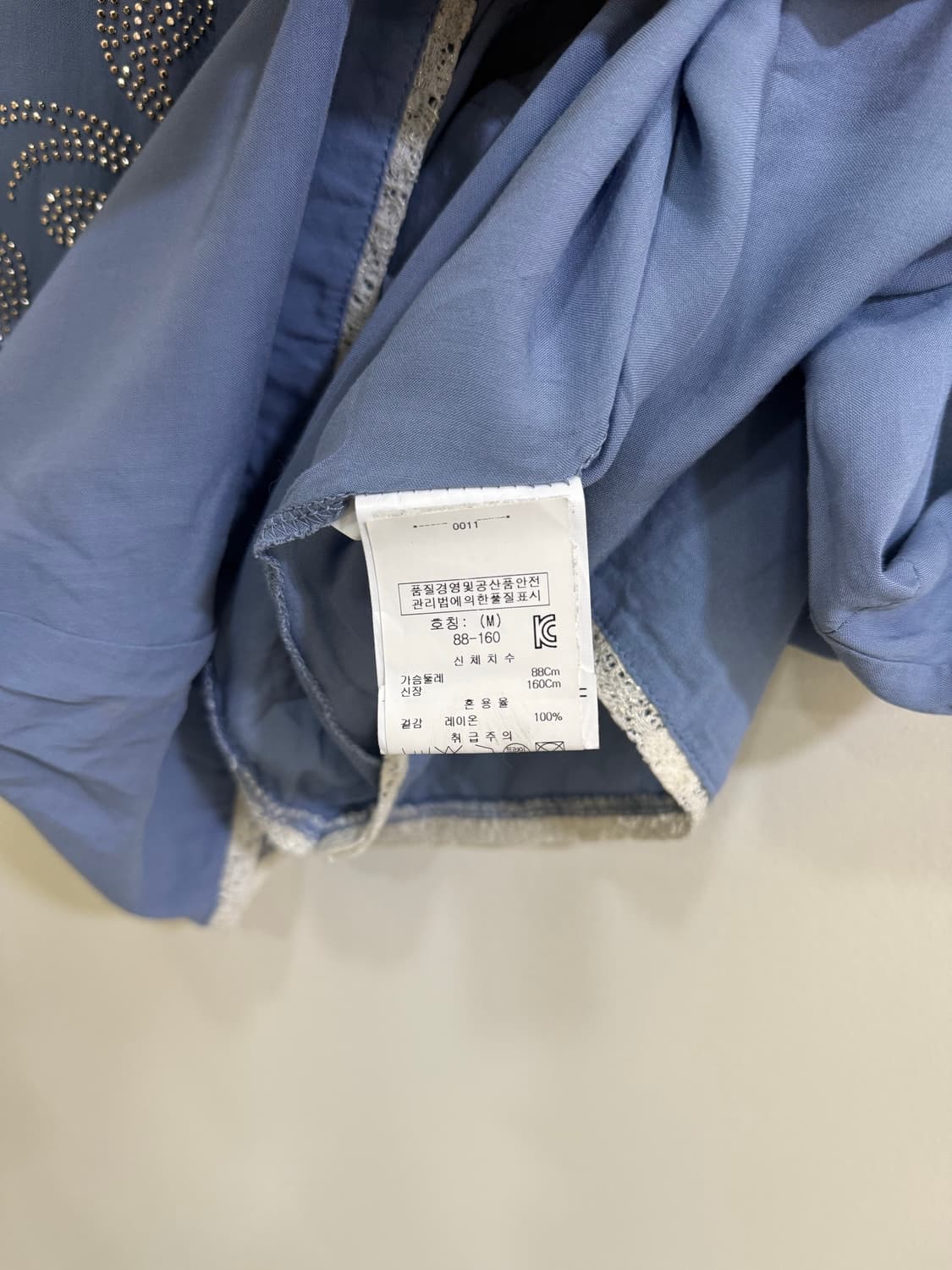 마리아니 플라워 비즈 반팔 정품 상품이미지6