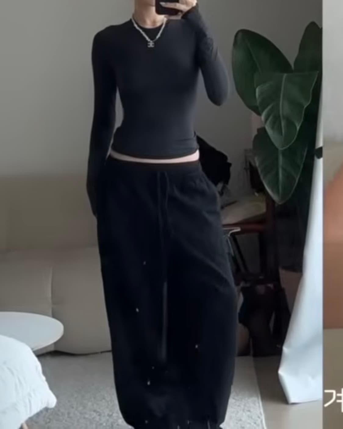 Skims OVERSIZED DOUBLE WAISTBAND PANT 상품이미지5