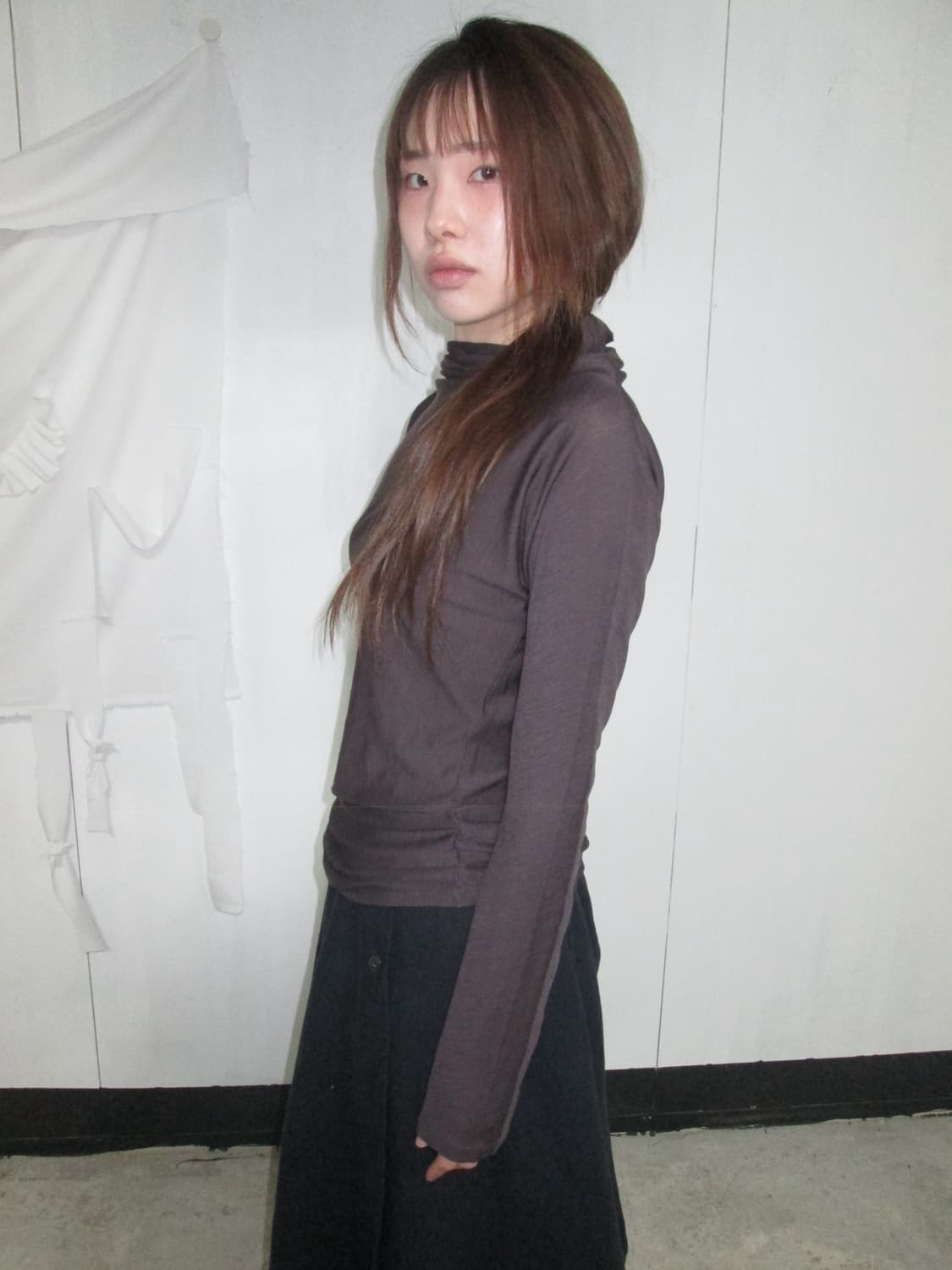 Max&Co Soft Layer Brown Top 상품이미지3