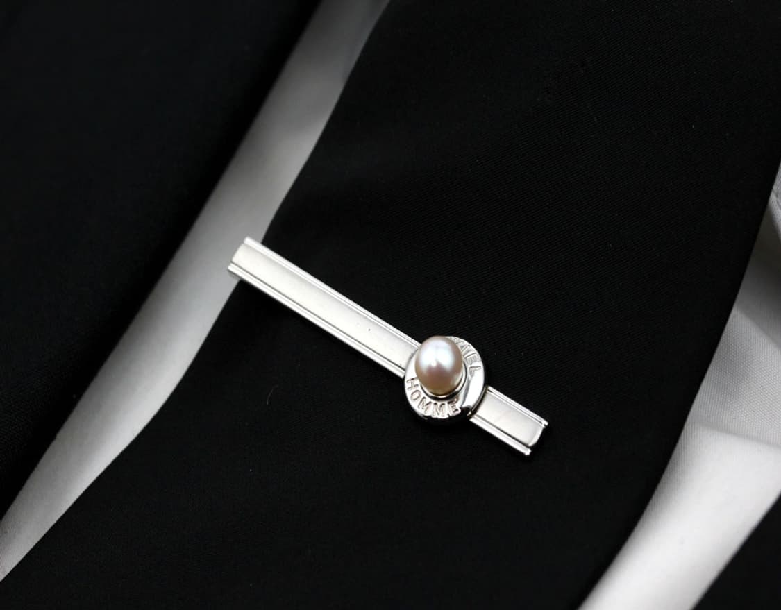 소니아리키엘 B+등급 5.2cm 천연진주 명품 넥타이핀 빈티지 상품이미지6