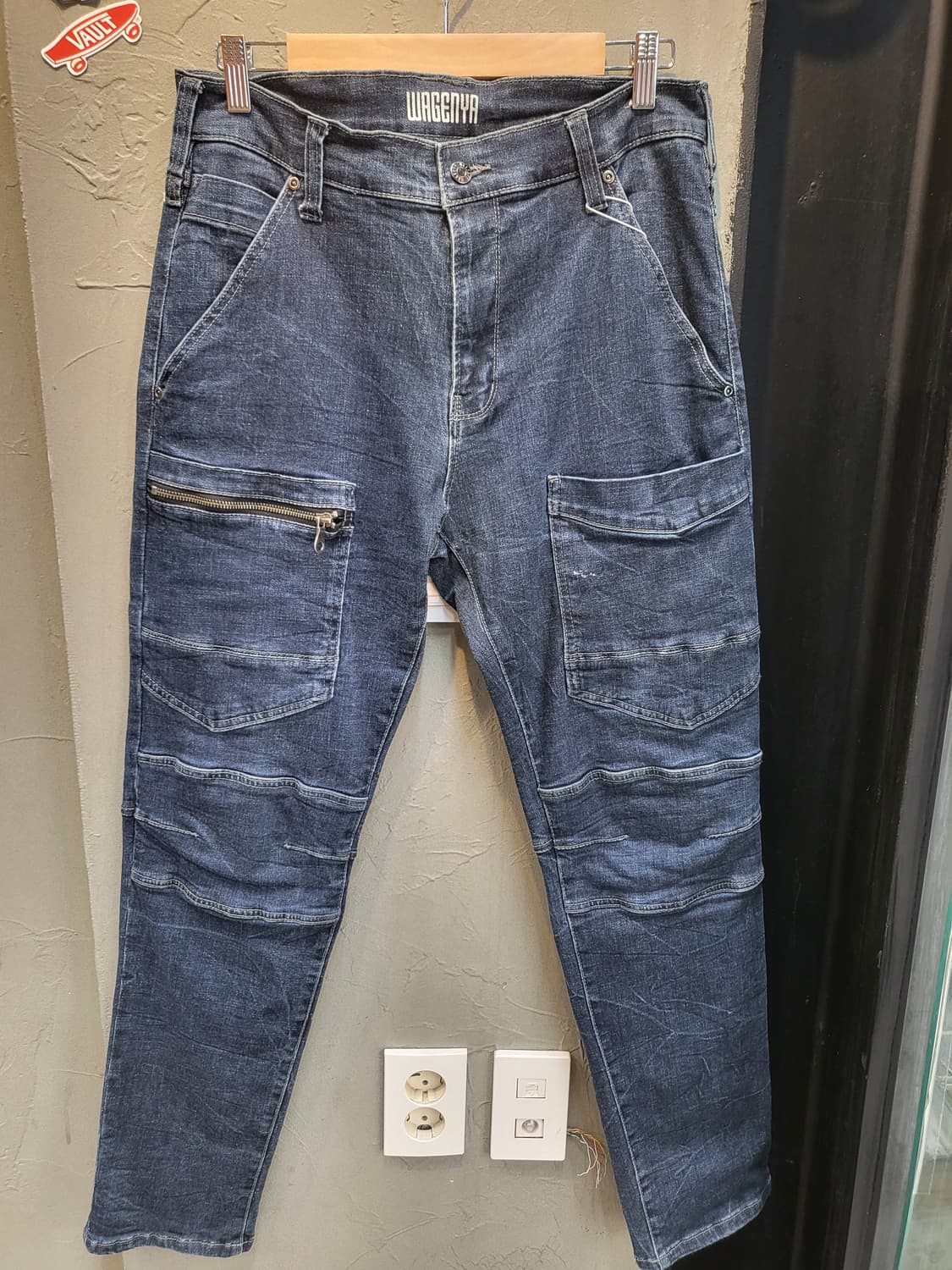 WAGENYA 브랜드의 데님 카고 팬츠 상품이미지1