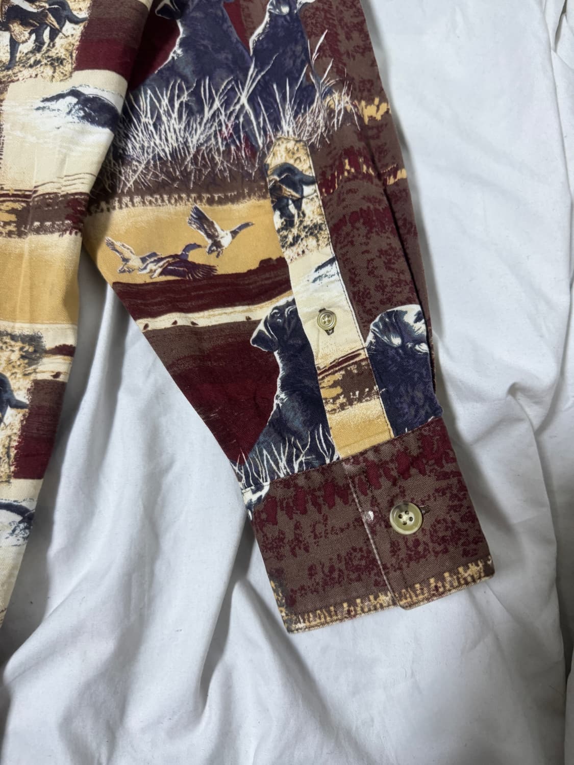 Woodland trail 헌팅 도그 패턴 셔츠 아웃도어 상품이미지4