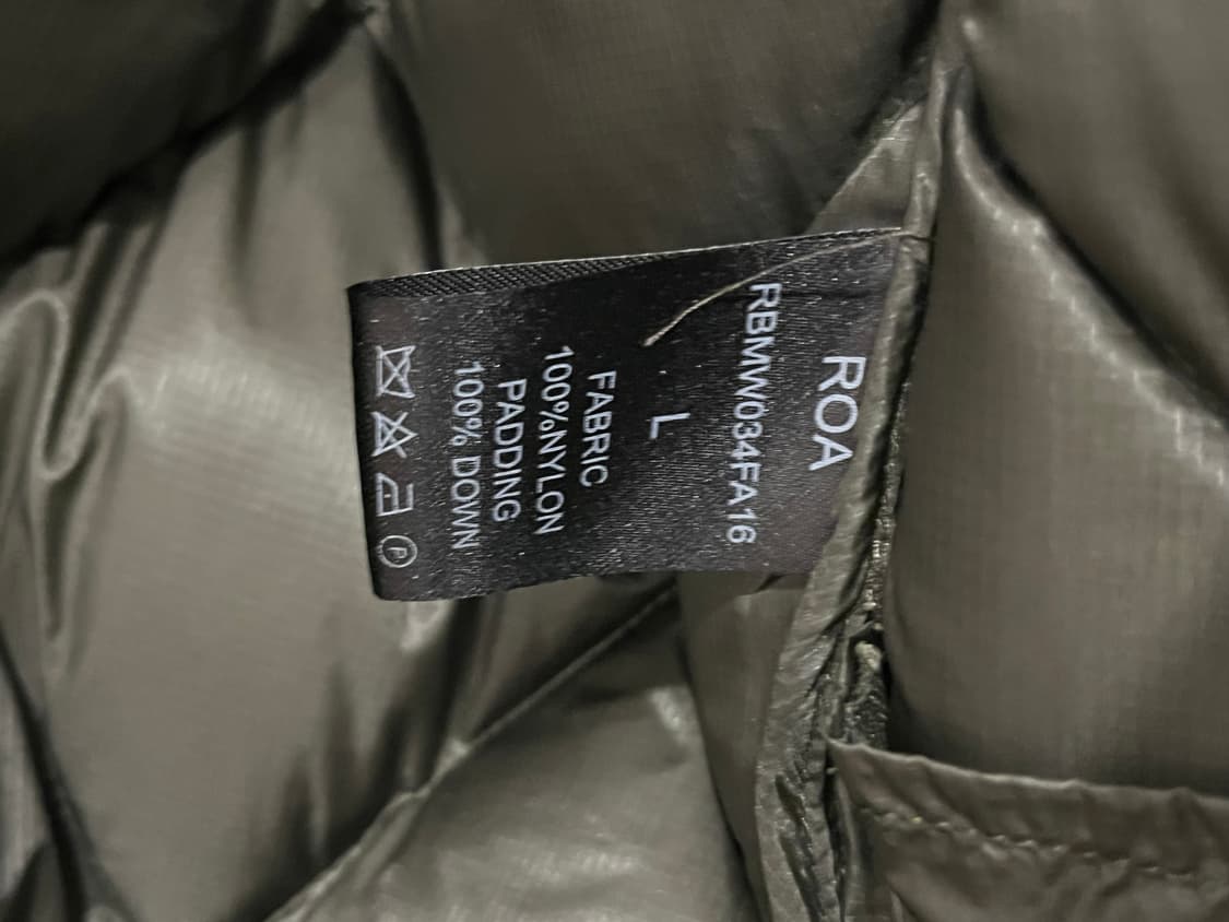 로아하이킹 다운 패딩 다크 그레이 상품이미지4