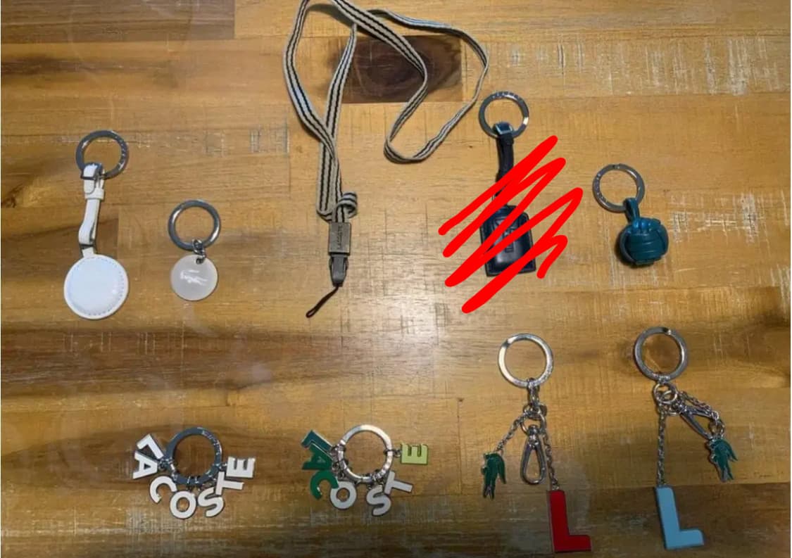 프랑스구매 라코스테 키링 키홀더 상품이미지1